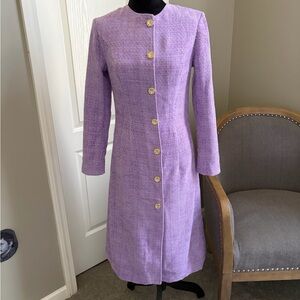 Source Unknown Purple Long Coat